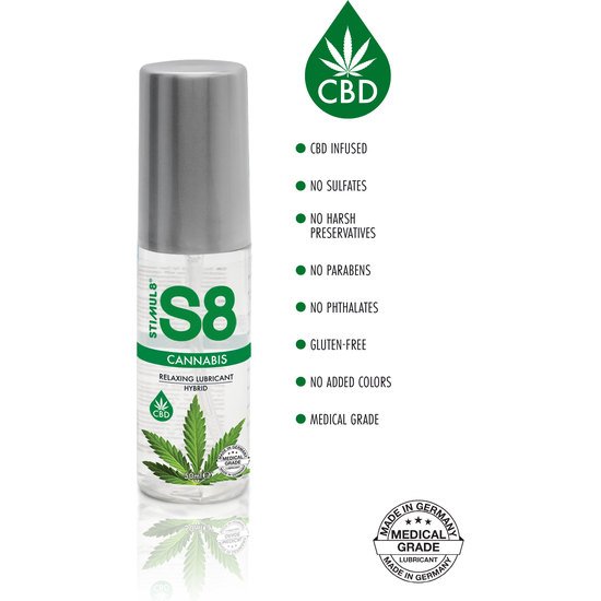 S8 lubricante híbrido cannabis 50ml