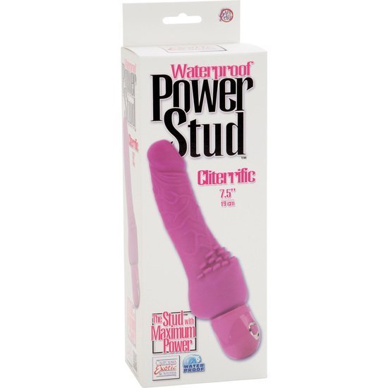 Poder parafuso prisioneiro cliterrific realstico vibrador rosa