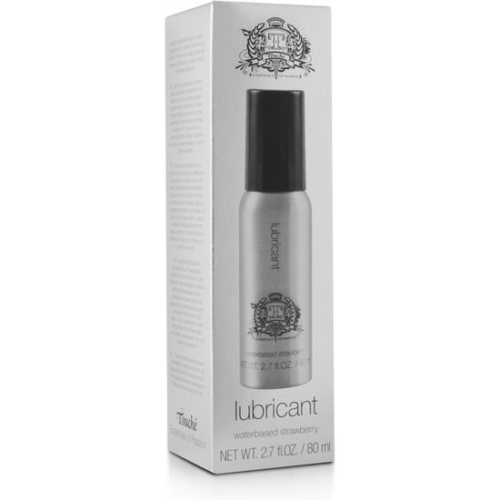 água Touche com base lubrificante morango 80ml sabor