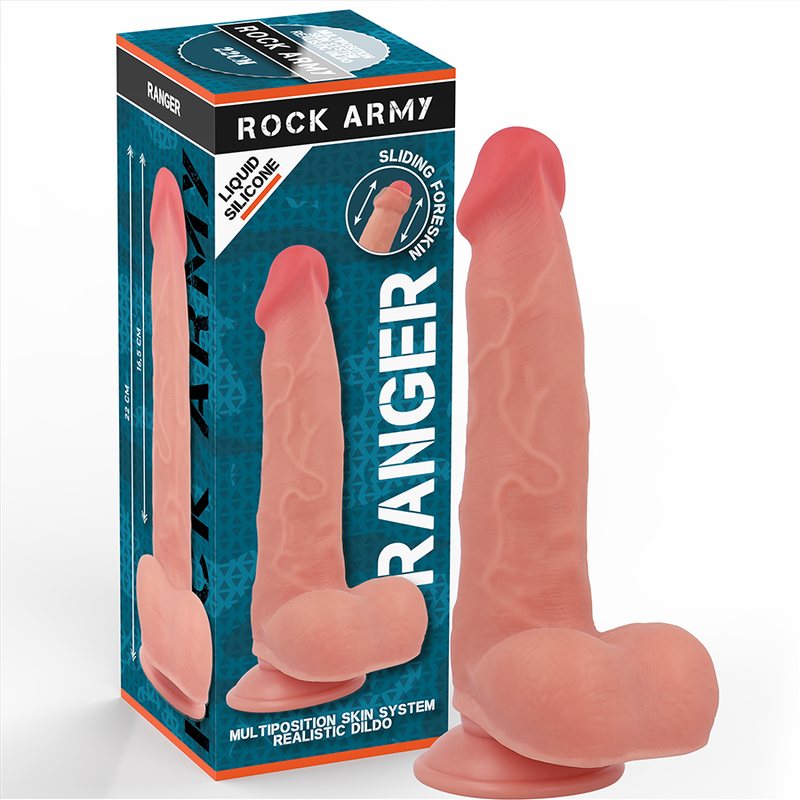 Dildo Rock Army Ranger Silicone Realista 22 cm