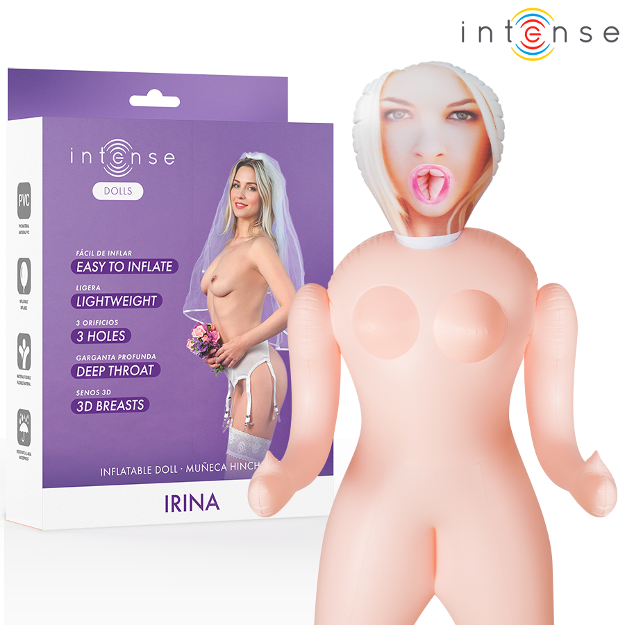 Boneca Erótica Intense Dolls Irina com 3 Orifícios