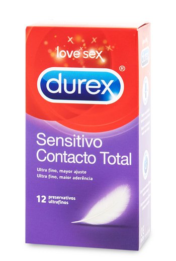 Sensíveis Durex Contacto Total de 12 unidades - Durex
