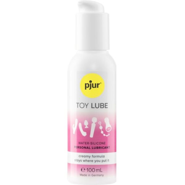 Embalagem de 100 ml do lubrificante de água e silicone Pjur Woman Toy Lube