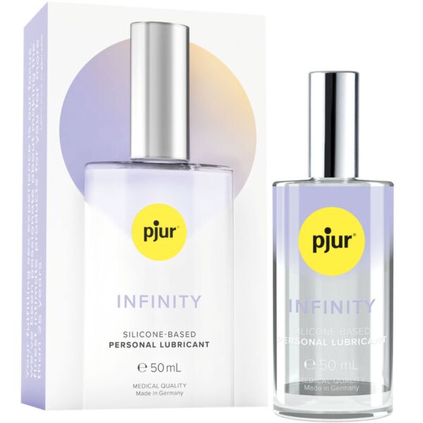 Frasco de vidro do lubrificante de silicone Pjur Infinity 50 ml