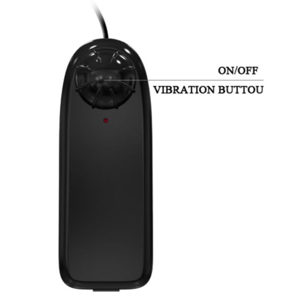 Vibrador realista Baile Arbitrariness com ventosa na base