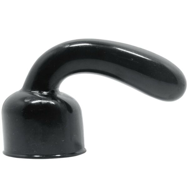 Cabeça intercambiável Baile Power Head, de cor preta, com forma curva para o ponto G