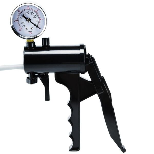 Bomba de ereção Pipedream Pump Worx Max-Precision Power Pump com cilindro transparente, pega e mangueira
