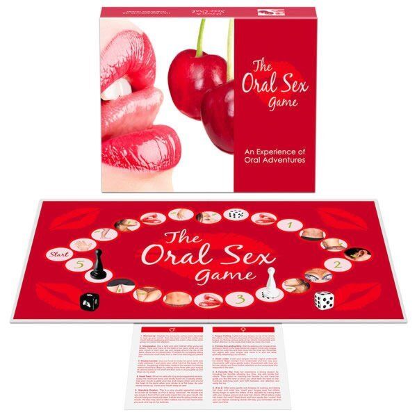 Jogo de sexo oral Kheper Games com tabuleiro, peças e dados