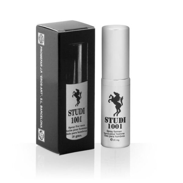 Spray retardante Eros-Art Studi 1001 na embalagem de 20 ml