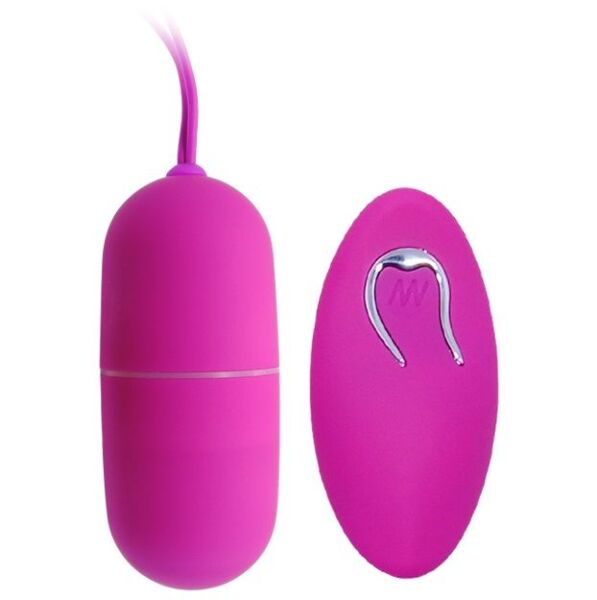 Ovo vibratório Pretty Love Arvin em forma de bala e com detalhes metalizados