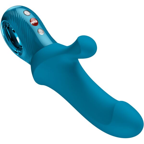 Vibrador rabbit Fun Factory Bi Stronic Curve, com a sua pega LOOP