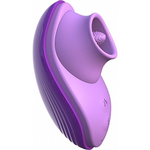 Vibrador Fantasy For Her Silicone Fun Tongue, com a sua língua de silicone e a borda amovível