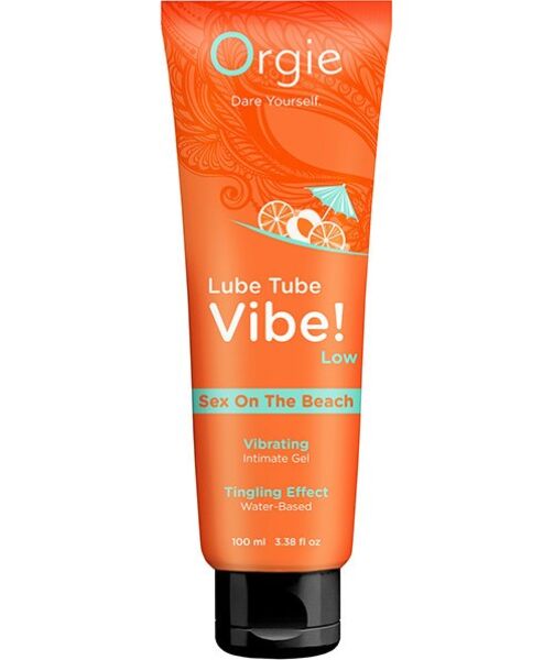 Tubo de 100 ml do lubrificante Orgie Lube Tube Vibe Sex On The Beach