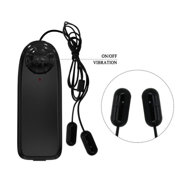 Capa vibratória para pénis Baile BI-014630 com as suas duas balas vibratórias