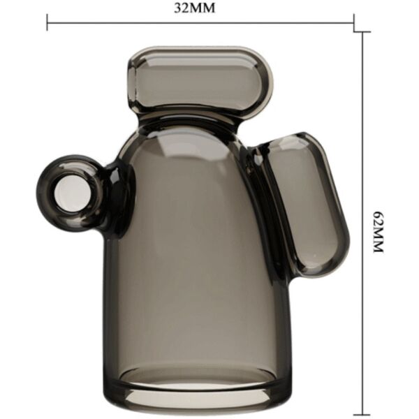 Capa vibratória para pénis BAILE BI-014629 com as suas duas balas