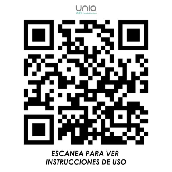 Preservativo feminino Uniq Air, pack de 3 unidades