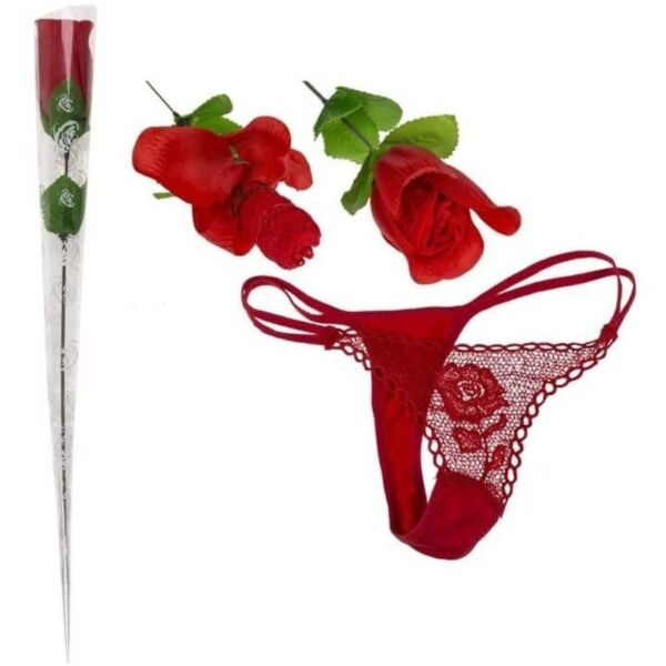 Diablo Picante Rosa Convertível em Tanga, uma rosa que se transforma numa tanga