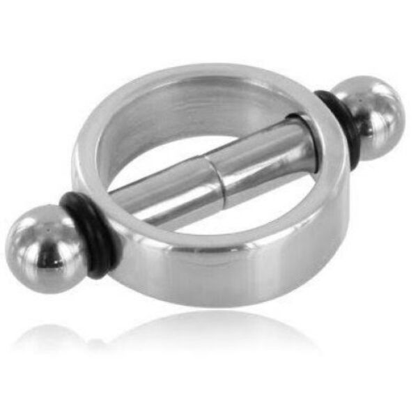 Pinças para mamilos magnéticas Metal Hard, com o anel e as duas hastes