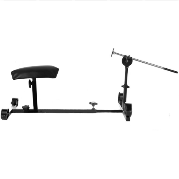 Estrutura BDSM Metal Hard com algemas e barra inferior com suporte