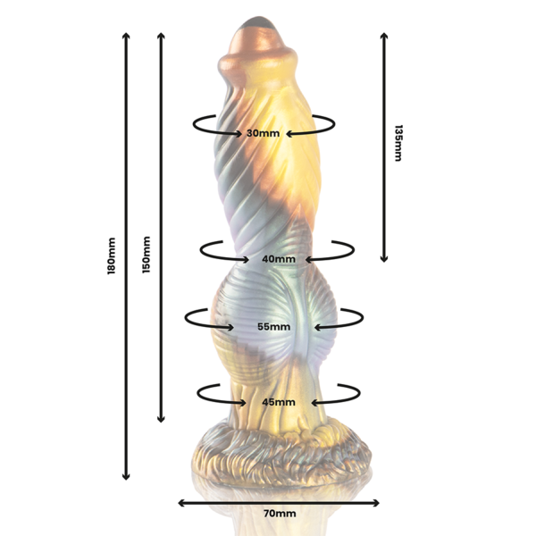 Vibrador EPIC Phoenix com o respetivo comando à distância