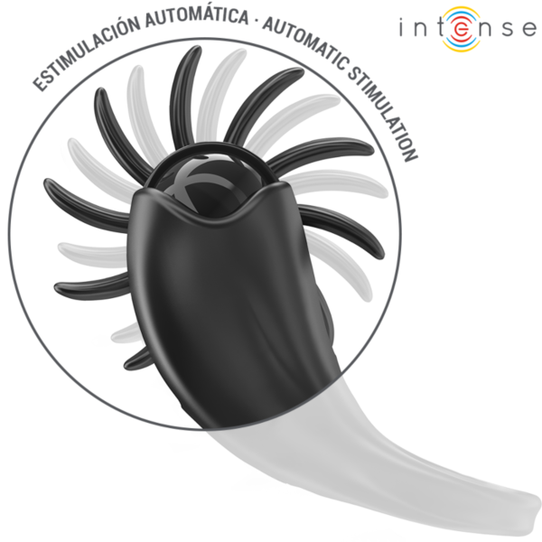 Anel peniano vibratório Intense Mabel com o seu estimulador de clitóris