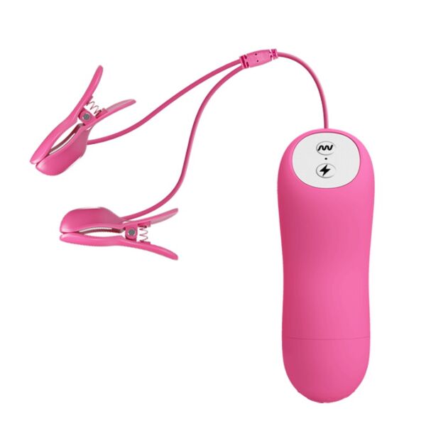 Pinças para mamilos Baile BI-014648-1 com vibração e eletroestimulação