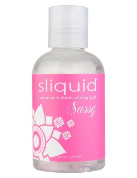 Embalagem do lubrificante anal Sliquid Naturals Sassy