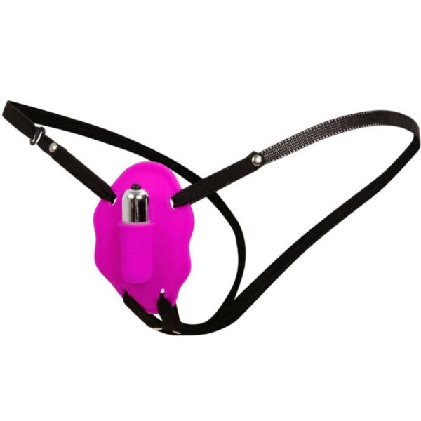 Arnês strap-on com vibração Baile Love Rider, com cuecas de silicone e bala vibratória