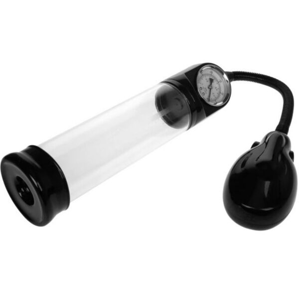 Bomba de ereção automática Pretty Love Alexander com medidor de pressão e túnel transparente