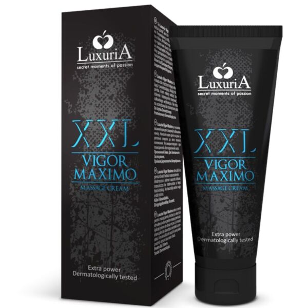 Creme de massagem para o pénis IntimateLine Vigor Máximo XXL, embalagem de 75 ml