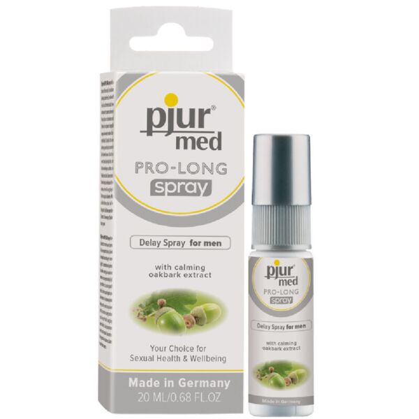 Frasco do spray retardante pjur med PRO-LONG de 20 ml