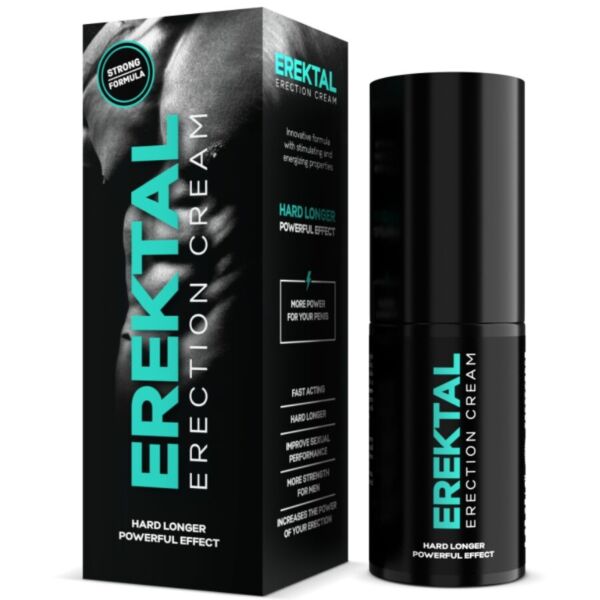 Creme de massagem íntima masculina Intimateline Erektal, embalagem de 30 ml