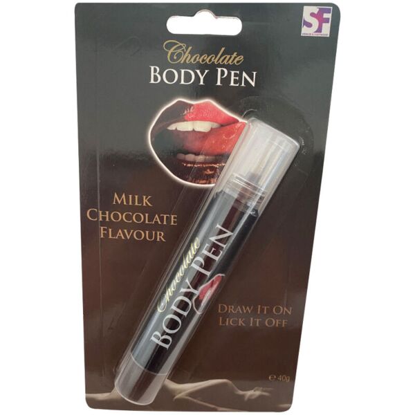 Caneta corporal comestível Spencer & Fleetwood Chocolate Body Pen