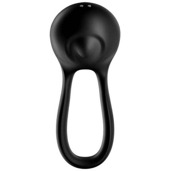 Anel peniano vibratório Satisfyer Majestic Duo na cor preta