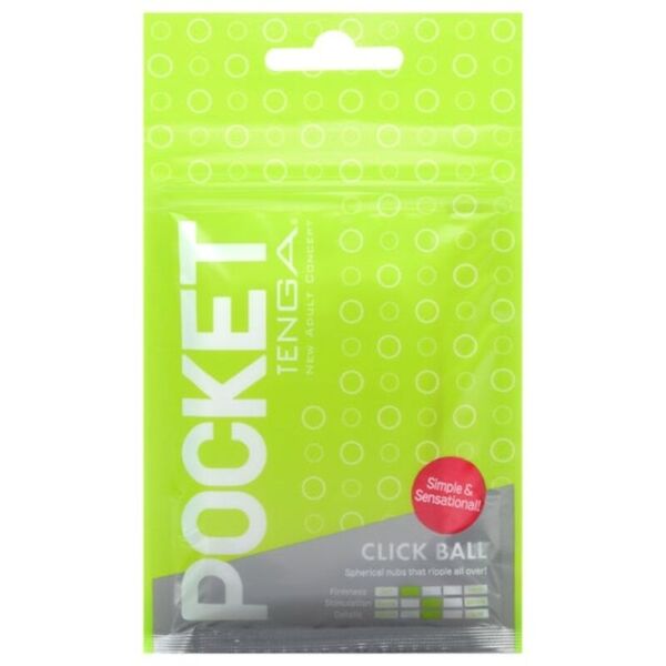 Masturbador Pocket TENGA Click Ball de uso único