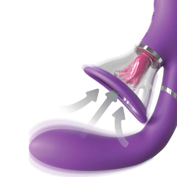 Pipedream Her Ultimate Pleasure Pro com língua motorizada e braço para o ponto G