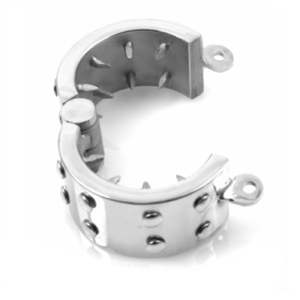 Anel de castidade Metal Hard com picos