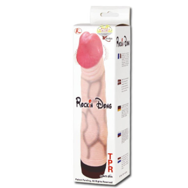 Dildo realista Baile Rockin Dong com vibração multivelocidade