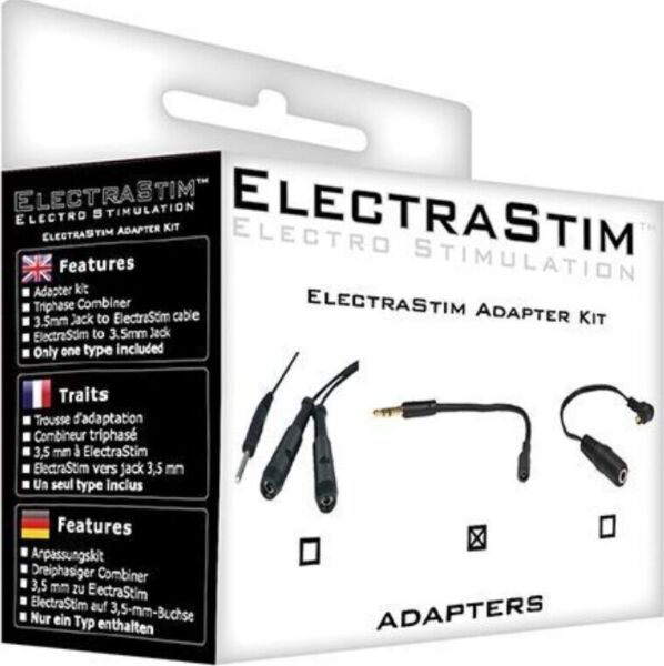 Adaptador ElectraStim 3,5 mm fêmea para brinquedos de eletroestimulação