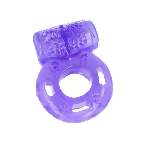 Anel peniano vibratório roxo Diablo Picante Vibrating Ring