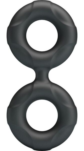 Anel peniano Crazy Bull Radwan Modelo 19 de silicone, com os seus dois anéis