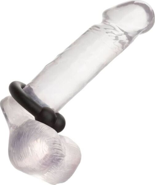 Anel peniano CalExotics Alpha Muscle Ring, de silicone preto