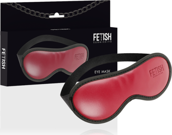 Máscara Fetish Submissive Dark Room de pele vegana