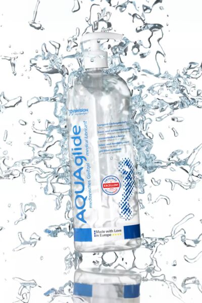 Frasco de 1000 ml do lubrificante anal AQUAglide Anal da Joydivision