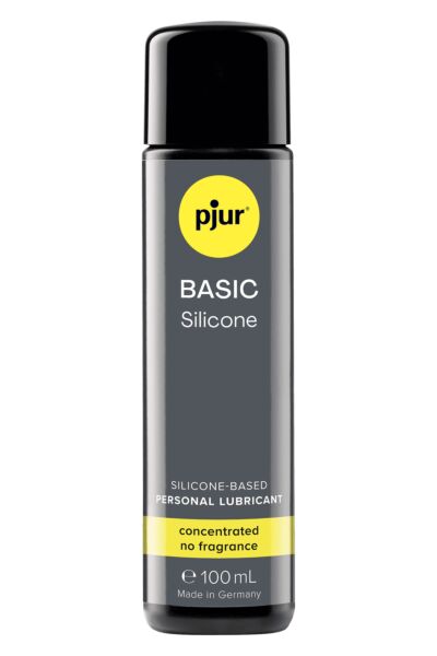 Frasco de lubrificante de silicone pjur Basic Silicone