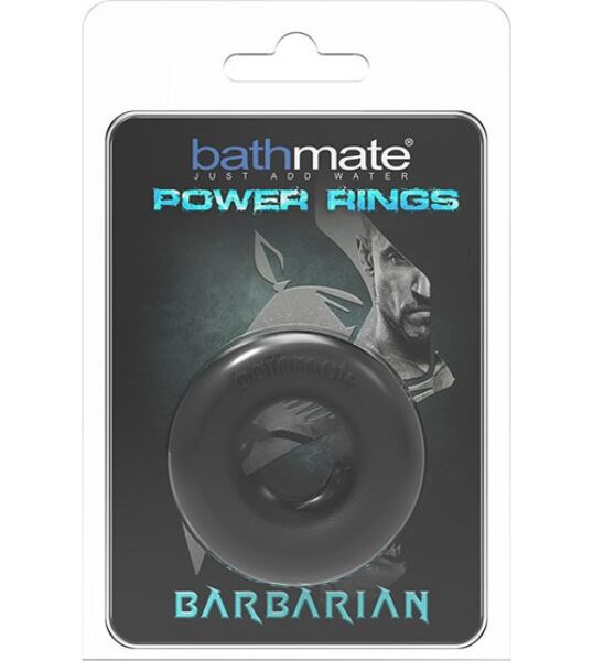 Anel peniano Bathmate Barbarian, de cor preta