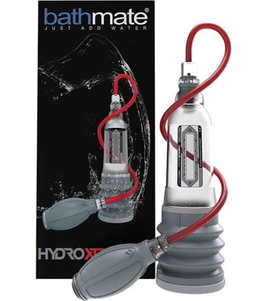 Bomba para o pénis hidráulica Bathmate Hydroxtreme 5 com a sua pera manual