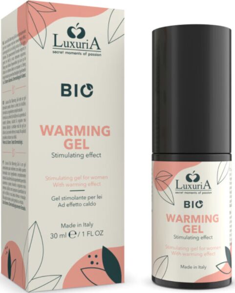 Gel estimulante efeito calor Luxuria BIO Warming 30 ml da Intimateline