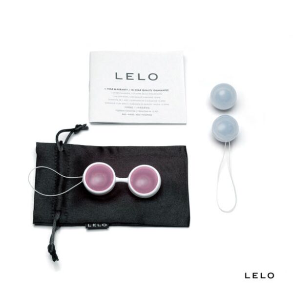 Conjunto de quatro bolas vaginais LELO LUNA Beads com conector de silicone