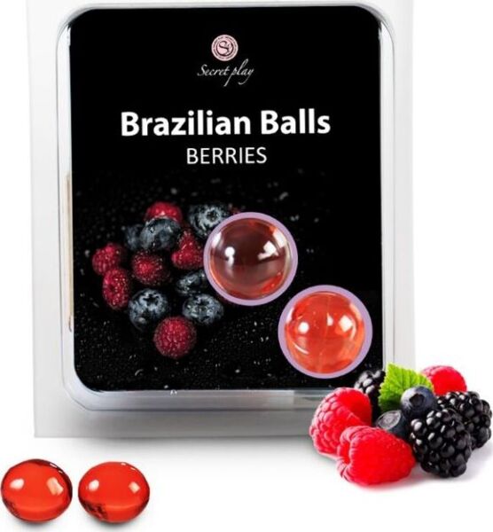 Bolas de óleo de massagem Secret Play Brazilian Balls
